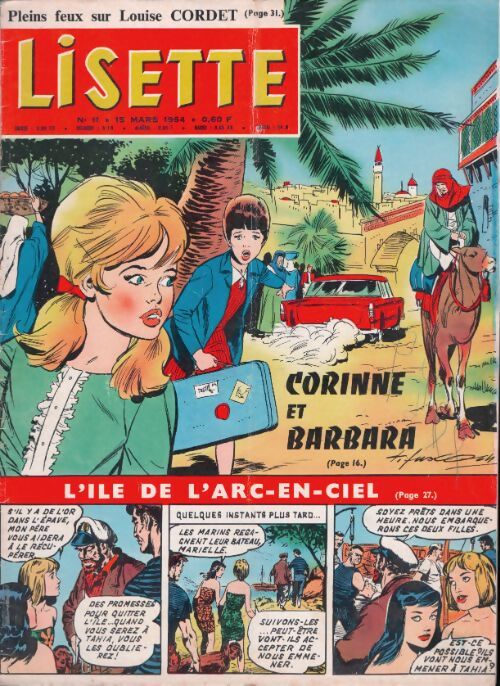 Livrenpoche : Lisette 1964 n°11 : Corinne et Barbara / L'île de l'arc-en-ciel - Collectif - Livre