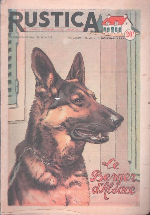 Livrenpoche : Rustica 26e année n°46 : Le Berger d'Alsace - Collectif - Livre