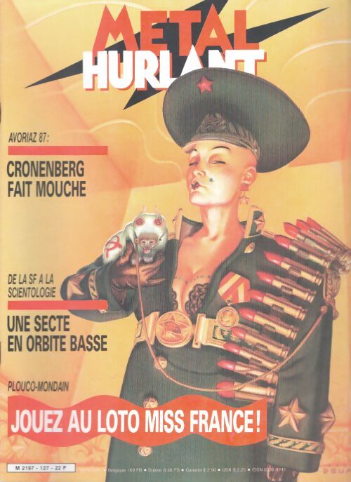Livrenpoche : Métal Hurlant n°127 : Avoriaz 87 / De la SF à la scientologie - Collectif - Livre