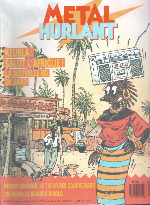 Livrenpoche : Métal Hurlant n°132 : Keubla : Salut l'Afrique ! - Collectif - Livre