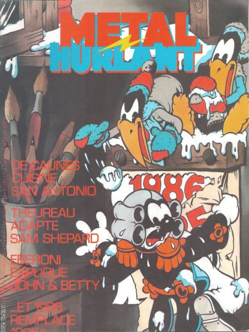Livrenpoche : Métal Hurlant n°117 : De Caunes cuisine San Antonio / Theureau adapte Sam Shepard - Collectif - Livre