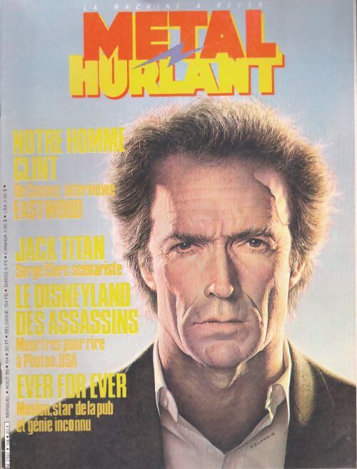 Livrenpoche : Métal Hurlant n°114 : Notre homme Clint / Jack Titan / Le Disneyland des assassins - Collectif - Livre