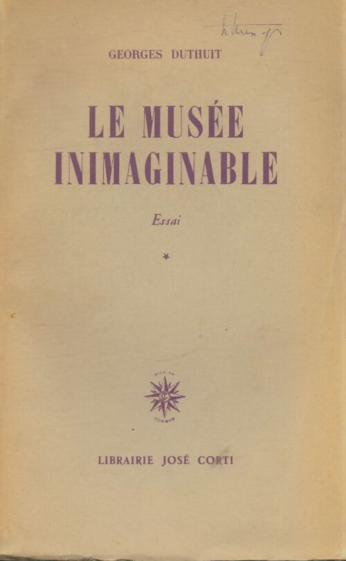 Livrenpoche : Le musée inimaginable Tome I - Georges Duthuit - Livre