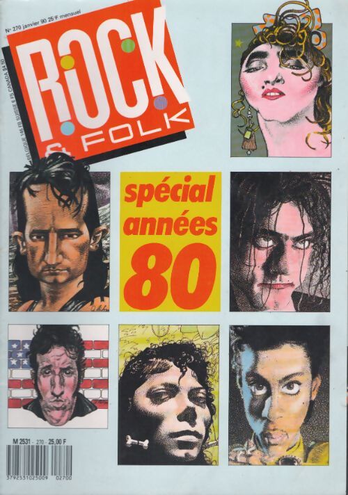 Livrenpoche : Rock & folk n°270 : Spécial années 80 - Collectif - Livre