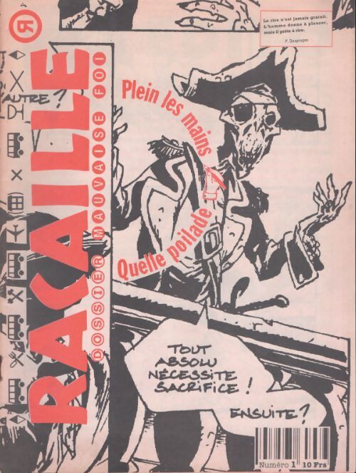 Livrenpoche : Racaille n°1 : Dossier mauvaise foi - Collectif - Livre