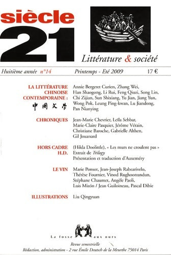 Livrenpoche : REVUE siècle 21 N14 - Collectif - Livre