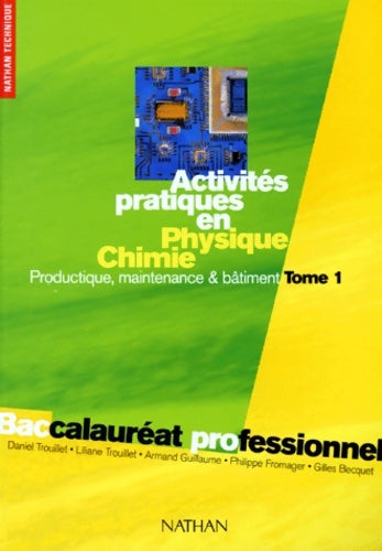 Livrenpoche : Physique 1re terminale bac professionnel 1996. Fichier de l'élève - Collectif - Livre