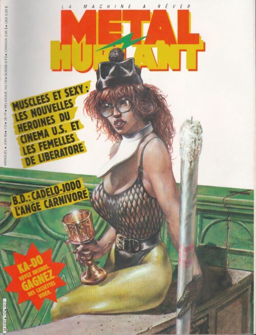 Livrenpoche : Métal Hurlant n°112 : Musclées et sexy : les nouvelles héroïnes du cinéma U.S. - Collectif - Livre