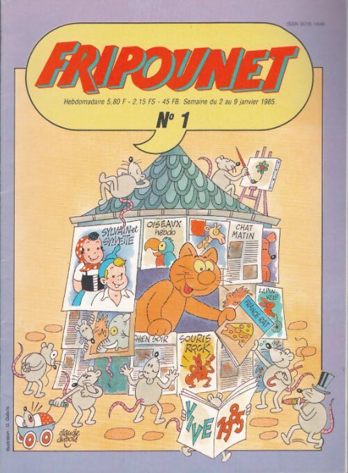 Livrenpoche : Fripounet 1985 n°1 - Collectif - Livre