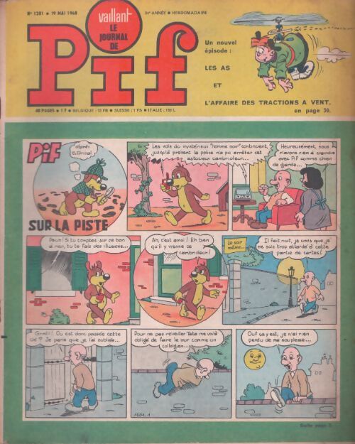 Livrenpoche : Le journal de Pif n°1201 - Collectif - Livre