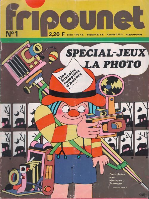 Livrenpoche : Fripounet 1977 n°1 - Collectif - Livre
