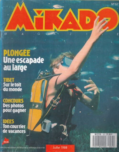 Livrenpoche : Mikado n°57 : Plongée / Tibet - Collectif - Livre