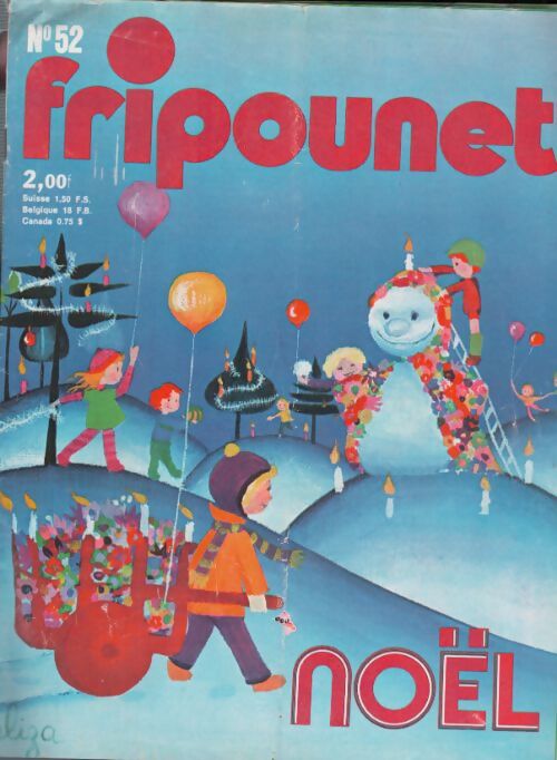 Livrenpoche : Fripounet 1975 n°52 : Noël - Collectif - Livre
