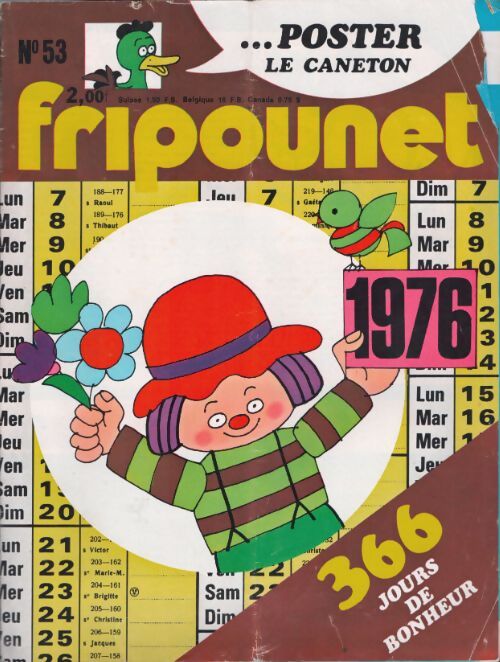 Livrenpoche : Fripounet 1975 n°53 - Collectif - Livre
