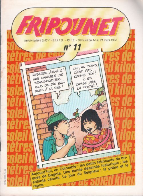 Livrenpoche : Fripounet 1984 n°11 - Collectif - Livre