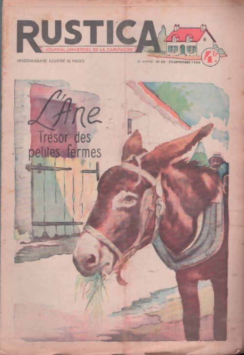 Livrenpoche : Rustica 19e année n°38 : L'âne, trésor des petites fermes - Collectif - Livre