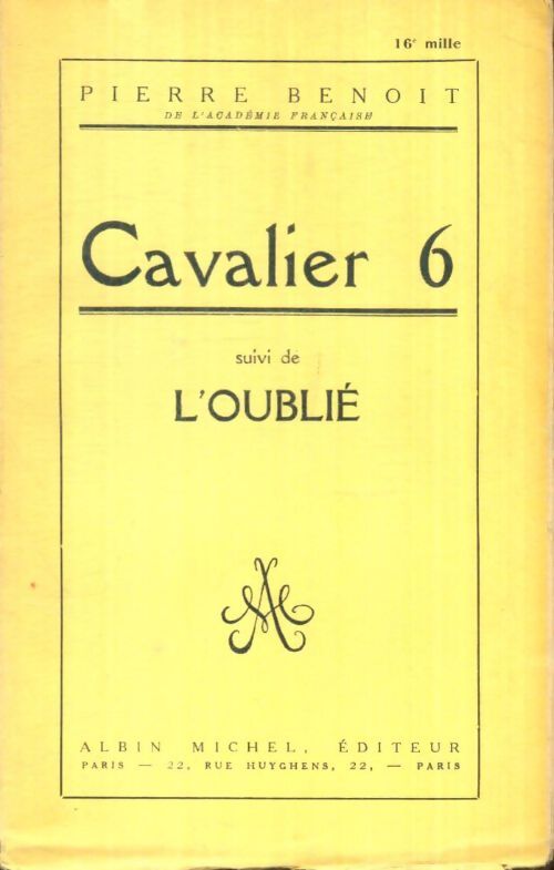 Livrenpoche : Cavalier 6 / L'oublié - Pierre Benoit - Livre