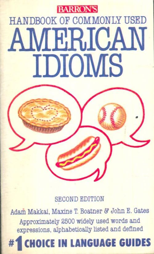 Livrenpoche : Barron's handbook of commonly used american idioms - Adam Makkai - Livre