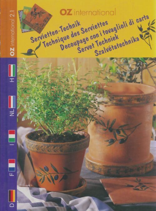 Livrenpoche : Technique des serviettes en 5 langues - Collectif - Livre