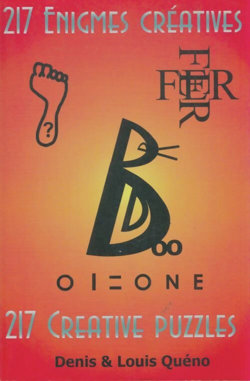 Livrenpoche : 217 énigmes créatives / 217 créative puzzles - Denis Quéno - Livre