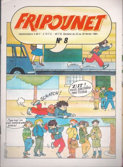 Livrenpoche : Fripounet 1984 n°8 - Collectif - Livre