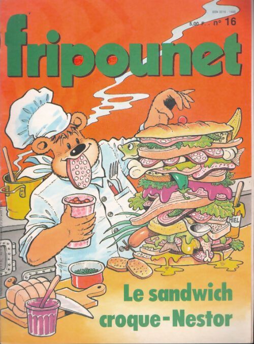 Livrenpoche : Fripounet 1983 n°16 : le sandwich croque-Nestor - Collectif - Livre