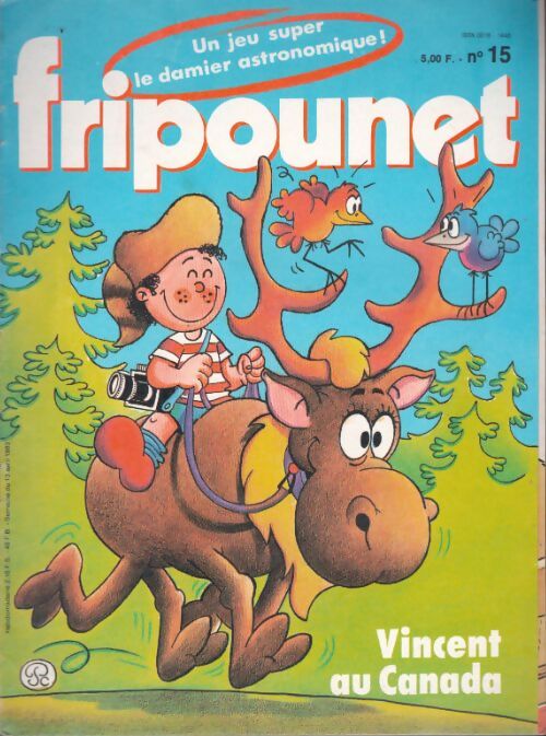 Livrenpoche : Fripounet 1983 n°15 : Vincent au Canada - Collectif - Livre