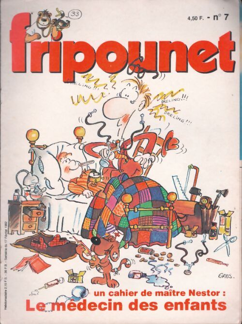 Livrenpoche : Fripounet 1982 n°7 : Le médecin des enfants - Collectif - Livre