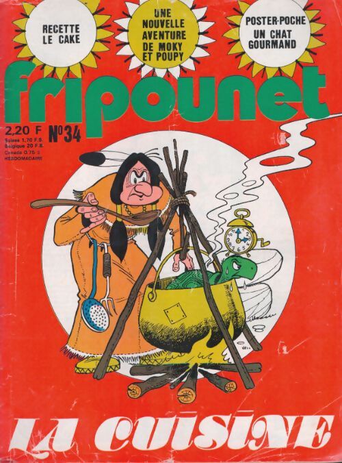 Livrenpoche : Fripounet 1976 n°34 : La cuisine - Collectif - Livre