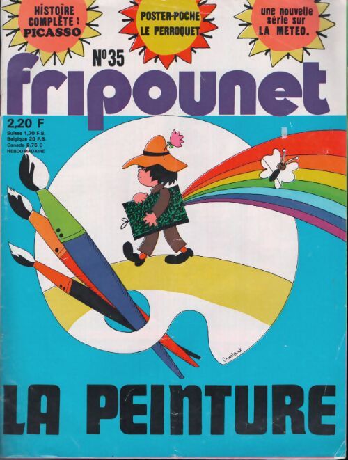 Livrenpoche : Fripounet 1976 n°35 : La peinture - Collectif - Livre