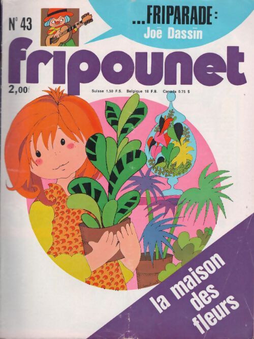 Livrenpoche : Fripounet 1975 n°43 : La maison des fleurs - Collectif - Livre