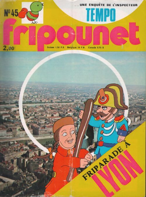 Livrenpoche : Fripounet 1975  n°45 : Friparade à Lyon - Collectif - Livre