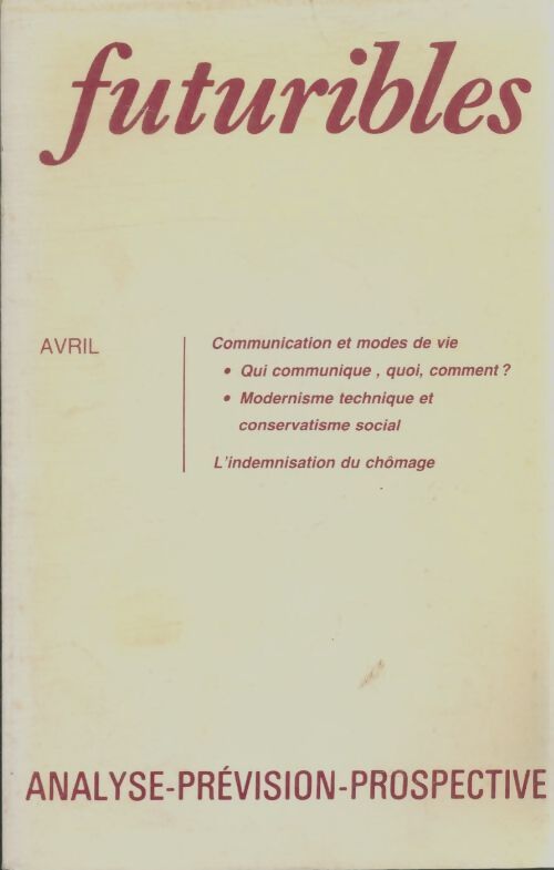 Livrenpoche : Futuribles n°65 - Collectif - Livre