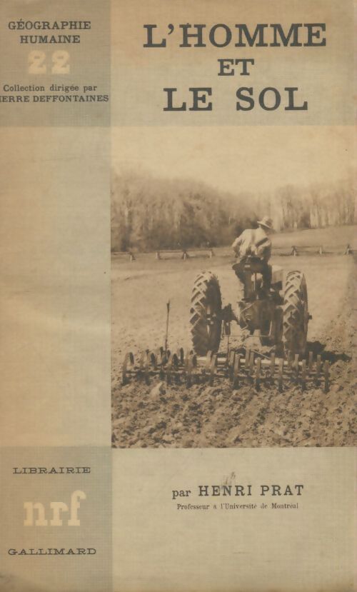 Livrenpoche : L'homme et le sol - Henri Prat - Livre