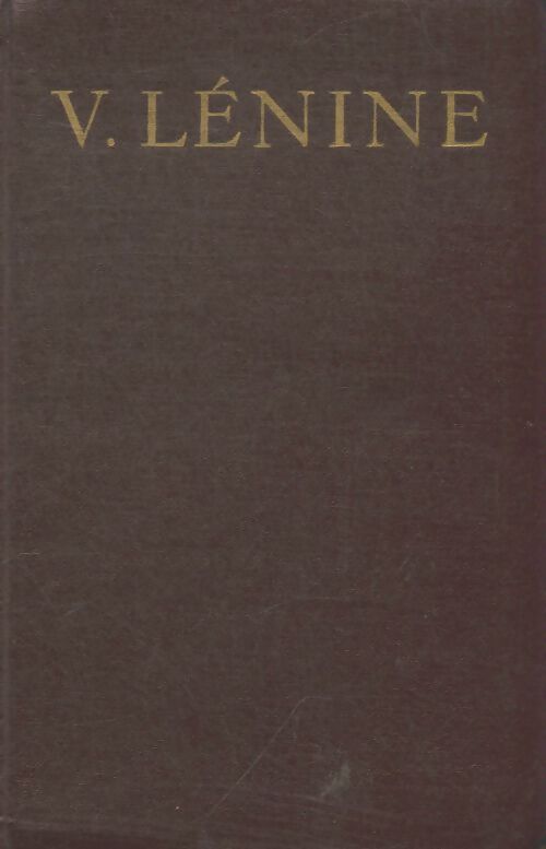 Livrenpoche : Marx / Engels / Marxisme - Vladimir Illitch Lénine - Livre