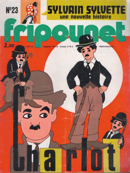 Livrenpoche : Fripounet 1976 n°23 : Charlot - Collectif - Livre