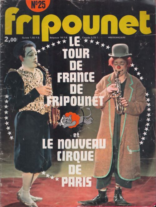 Livrenpoche : Fripounet 1976 n°25 : Le tour de France de Fripounet - Collectif - Livre