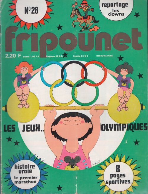 Livrenpoche : Fripounet 1976 n°28 : Les Jeux Olympiques - Collectif - Livre