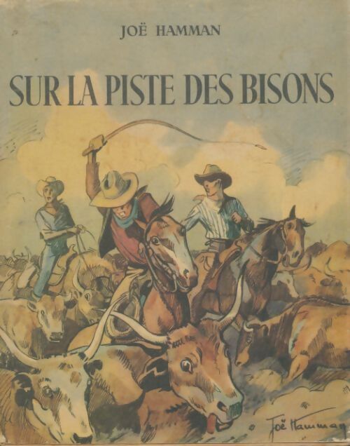 Livrenpoche : Sur la piste des bisons - Joë Hamman - Livre