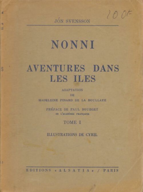 Livrenpoche : Nonni. Aventures dans les îles tome i - Jon Svensson - Livre