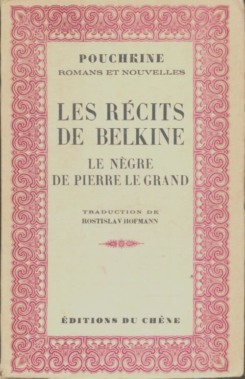 Livrenpoche : Les récits de Belkine / Le nègre de Pierre le grand - Aleksandr Sergueïevitch Pouchkine - Livre