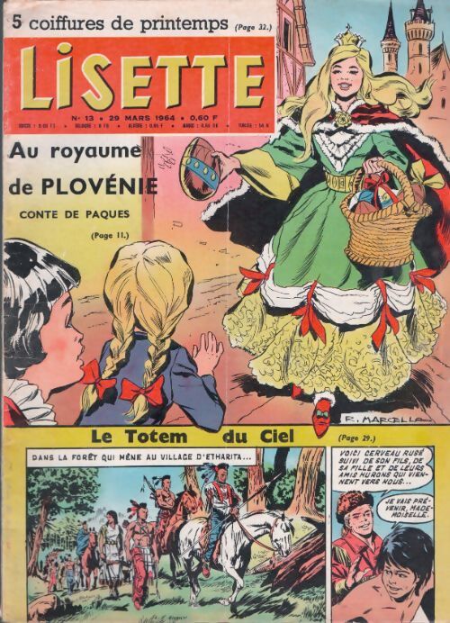 Livrenpoche : Lisette 1964 n°13 : Au royaume de Plovénie / Le totem du ciel - Collectif - Livre