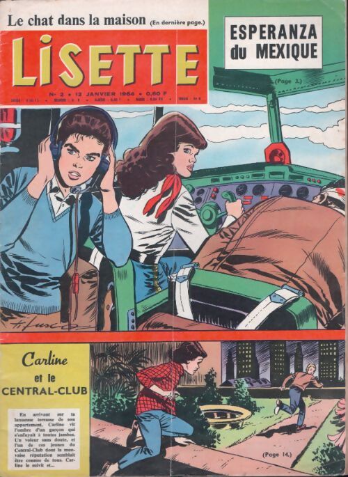 Livrenpoche : Lisette 1964 n°2 : Esperanza du Mexique / Caroline et le Central-Club - Collectif - Livre