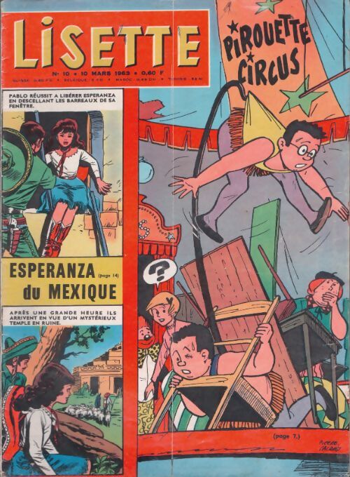 Livrenpoche : Lisette 1964 n°10 : Pirouette Circus / Esperanza du Mexique - Collectif - Livre