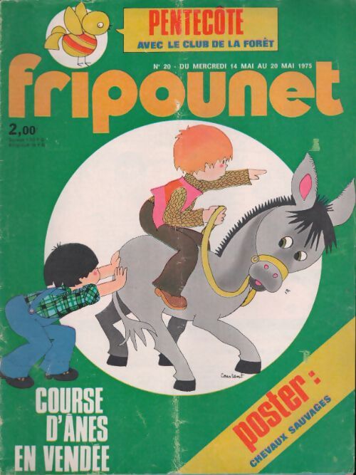 Livrenpoche : Fripounet 1975 n°20 : Crouse d'ânes en Vendée - Collectif - Livre