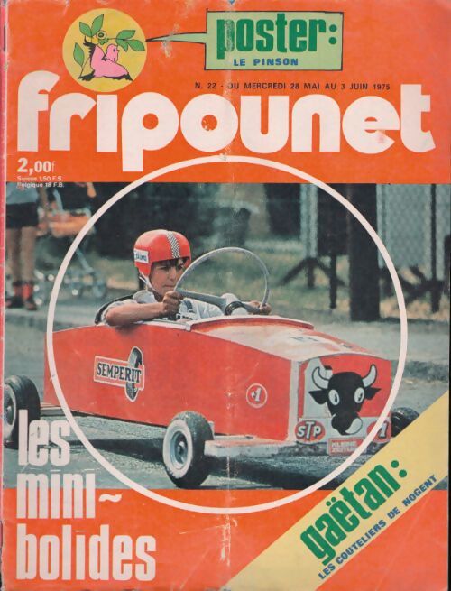 Livrenpoche : Fripounet 1975 n°22 : Les mini-bolides - Collectif - Livre