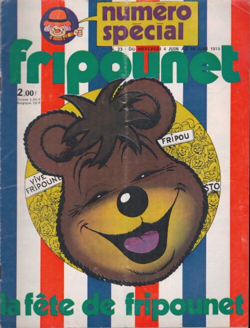Livrenpoche : Fripounet 1975 n°23 : La fête de Fripounet - Collectif - Livre