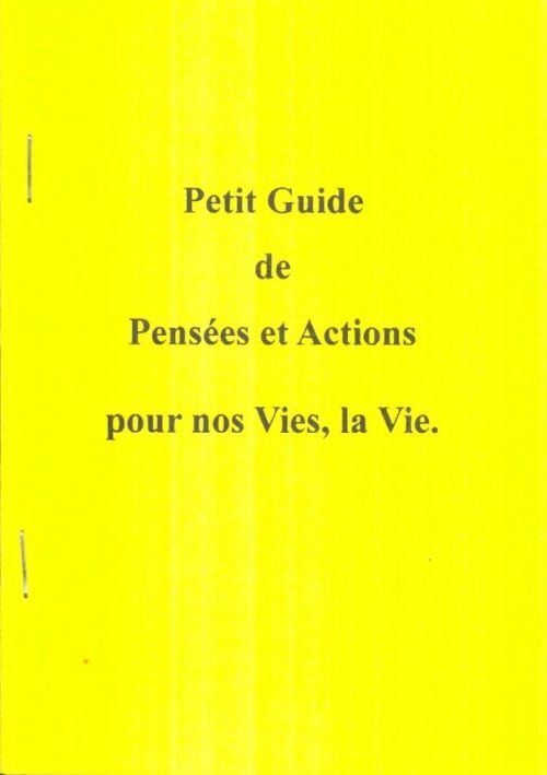 Livrenpoche : Petit guide de pensées et actions pour nos vies, la vie - Collectif - Livre