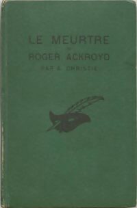 Le meurtre de Roger Ackroyd - Agatha Christie - Livre