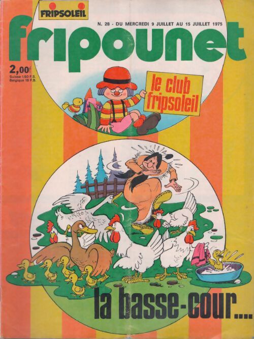 Livrenpoche : Fripounet 1975 n°28 : La basse-cour - Collectif - Livre